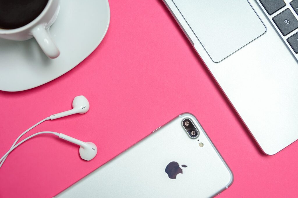 place of work women, modern office, gadgets, woman, pink, iphone, coffee cup, apple, laptop, macbook, notebook, coffee, cup, view from above, the modern woman, entrepreneur, office, work, business, accessories, work desk, modern, computer, communication, success, investments, finances, headphones, creativity, creative, fashion, projects, new, telephone, smartphone, cell, wealth, prestige, independence, femininity, keyboard, work at home, telemarketing, marketing, sale, mobile phone, electronic equipment, silver, equipment, electronics, technology, youth, technique, hardware, it, service, components, computer specialist